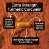 NatureWise Turmeric Curcumin with Black Pepper 2600mg – Ultra Absorption Turmeric Curcumin Supplement + BioPerine – Naturally-Sourced, Vegan, Non-GMO, USA Manufactured – 120 Capsules[30-Day Supply]