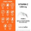 NatureWise Vitamin C 1000mg Capsules – Extra Strength Vegan Vitamin C for Daily Antioxidant & Immune Support – Non-GMO, USA Manufactured – 60 Capsules[60-Day Supply](Unflavored)