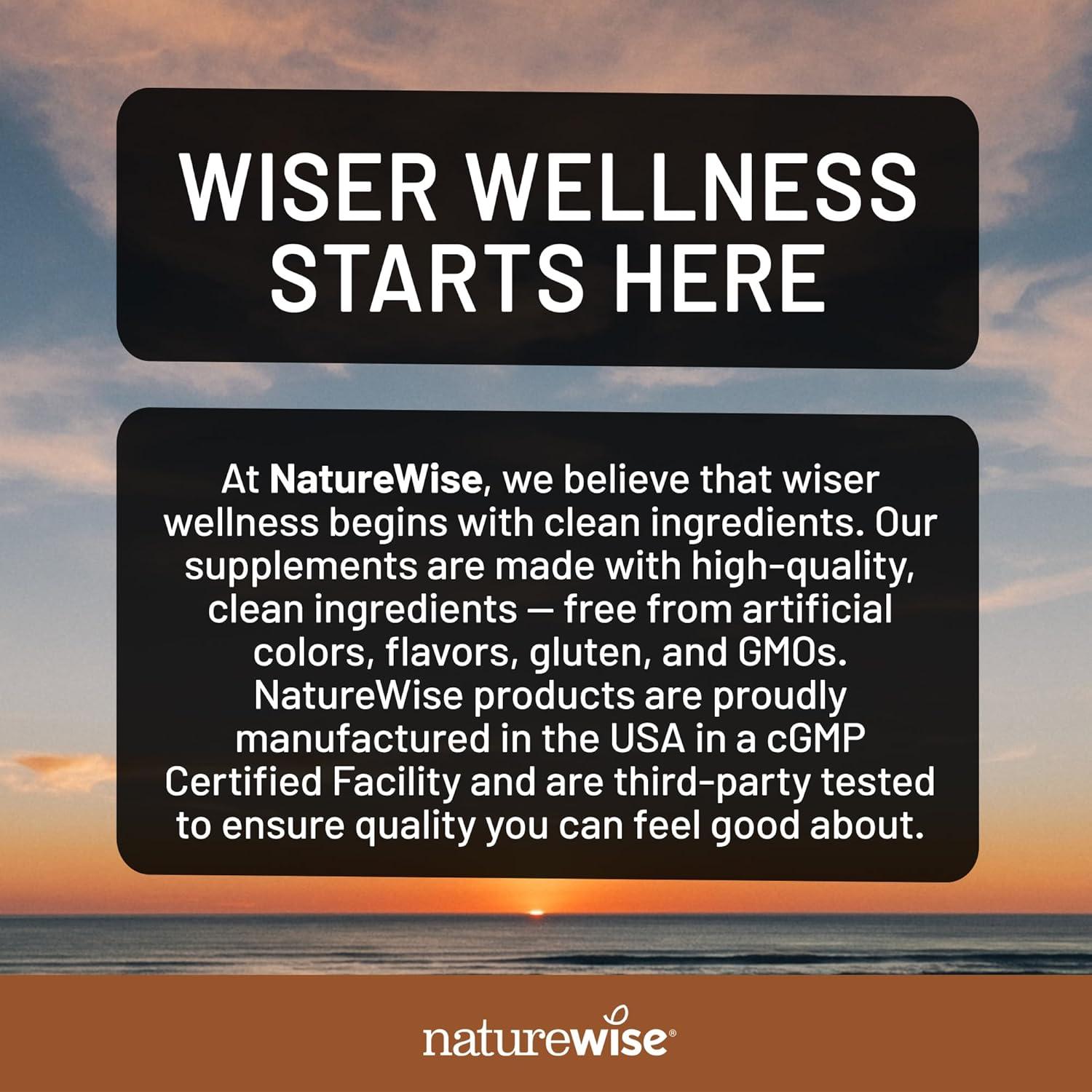 image:imageNatureWise Ashwagandha for Stress With KSM66 Extract GABA LTheanine Rhodiola Rosea Herbal Mood amp Sleep Support Vegan NonGMO GlutenFree 60 Capsules1Month Supply
