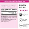 NatureWise Extra Strength Biotin 5,000 mcg Softgels – Biotin for Hair Growth Women & Men + Skin & Nails Support – Non-GMO, USA Manufactured – 150 Softgels[150-Day Supply]