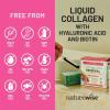 NatureWise Hydrolyzed Liquid Collagen for Women & Men 4000mg – Multi Collagen Peptides + Biotin + Vitamin C + Vitamin B Complex & Hyaluronic Acid – Mixed Berry – 15.22 fl oz[45 Day Supply](Mixed Berry)
