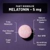 NatureWise Melatonin 10mg – Sugar Free Fast Dissolve Melatonin Supplement – Non-GMO, Vegan, USA Manufactured – 100 Tablets[100 Day Supply](5MG)