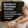 NatureWise Micronized Creatine Monohydrate Powder, 5000mg (5g) Per Serving – Creatine for Women & Men – Pure, Unflavored, Supports Lean Muscle Mass, Endurance – 100 Servings