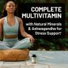 NatureWise Multivitamin for Women + Stress Support with Organic Whole Foods & Natural Minerals – B-Complex + Vitamin C + D3 K2 for Immunity, Hair, Skin & Nails – Non-GMO – 60 Capsules[30-Day Supply](60 Count (Pack of 2))