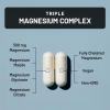 NatureWise Triple Magnesium Complex – High Absorption Magnesium Glycinate + Malate + Citrate for Muscle Nerve & Sleep Support – Vegan 90 Capsules