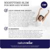 Naturewise Nighttime Fitness Support Supplement & Natural Sleep Aid with Cayenne Extract, Green Coffee Bean, GABA, L-Theanine – Vegetarian, Non-GMO – 60 Capsules[1-Month Supply]