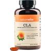 NatureWise CLA 1300 – 95% Active Conjugated Linoleic Acid for Women and Men, Not Stimulating, Supports Weight & Fitness Goals – Non-GMO, Gluten Free – 90 Softgels[1-Month Supply](CLA 1250)