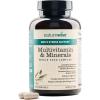 NatureWise Multivitamin for Men + Stress Support + Fulvic Ionic Minerals + Probiotics for Immunity, Male Health, Digestion + Whole Organic Foods – Vegetarian, Non-GMO – 60 Capsules[1-Month Supply]