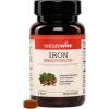 NatureWise Vegan Iron Supplement for Women & Men – Gentle on Stomach High Absorption – Coated Iron Bisglycinate Tablets + Vitamin C, Methyl B12, Folate & Organic Food Blend – 30 Tablets[30-Day Supply](Unflavored)
