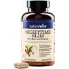 Naturewise Nighttime Fitness Support Supplement & Natural Sleep Aid with Cayenne Extract, Green Coffee Bean, GABA, L-Theanine – Vegetarian, Non-GMO – 60 Capsules[1-Month Supply]