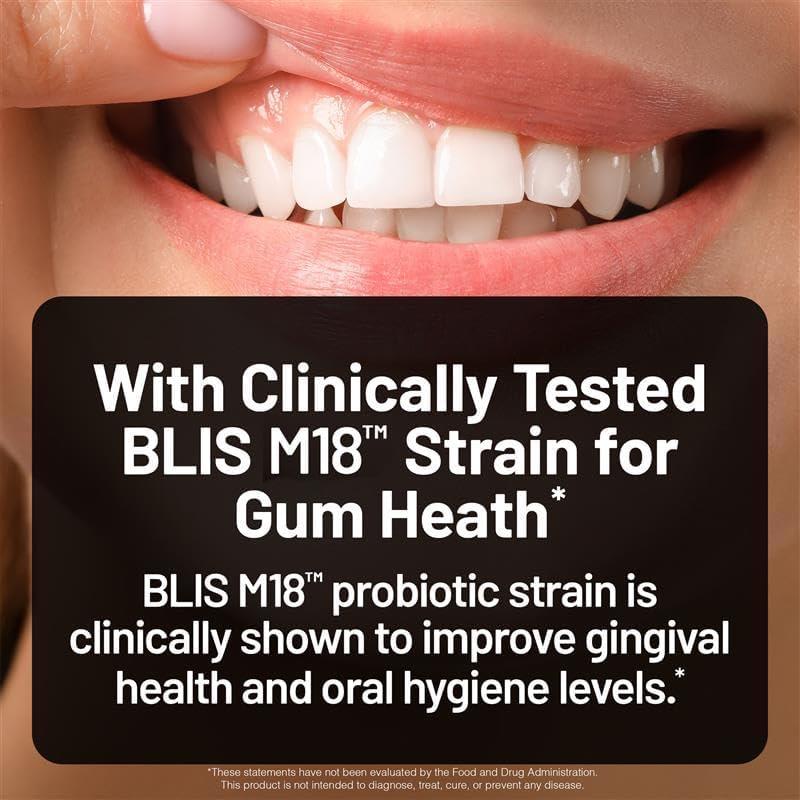 image:imageNatureWise Oral Probiotics for Mouth Bad Breath Chewable SugarFree Mint Lactobacillus reuteri Chewable Oral Probiotics For Kids amp Adults NonGMO USA Manufactured 60 Count60Day Supply30 Count Pack of 1