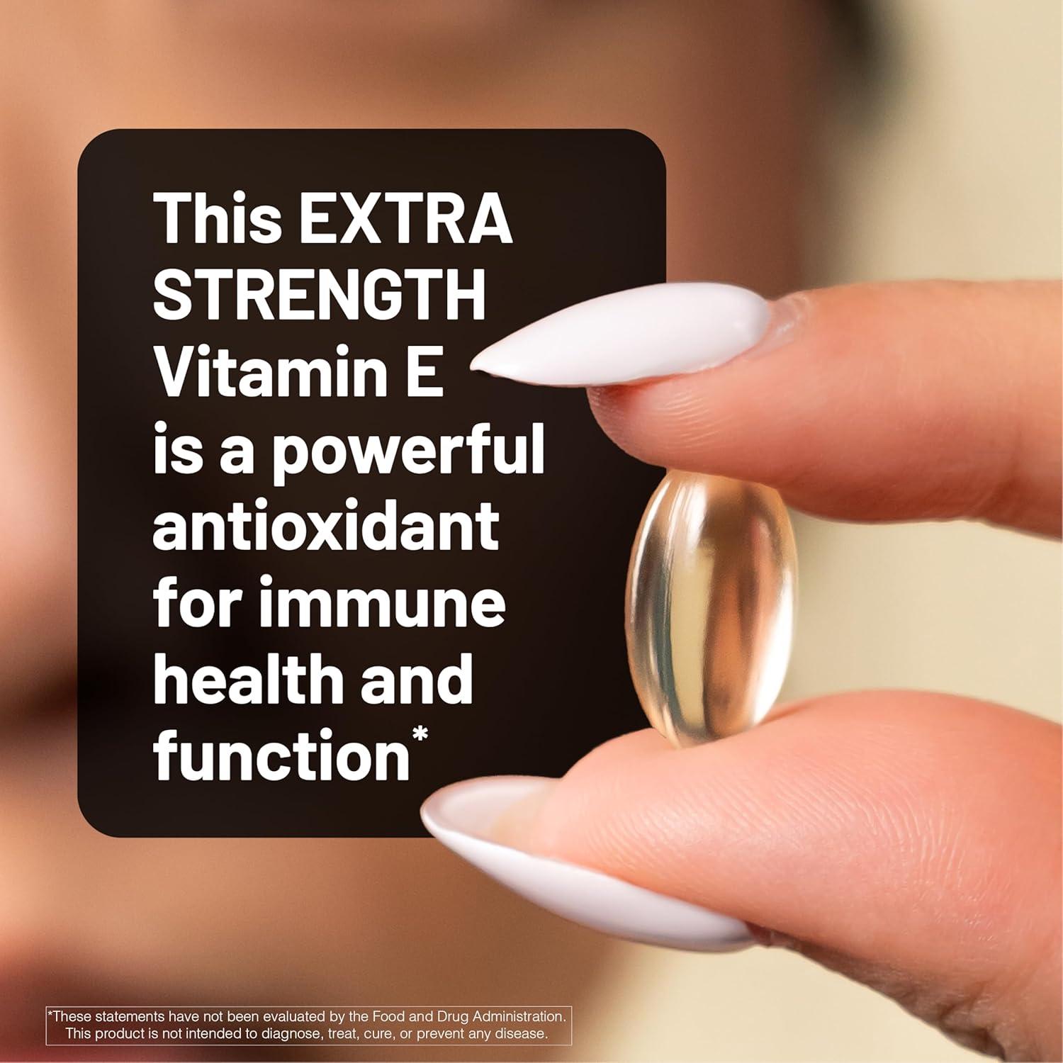 image:imageNatureWise Vitamin E 1000 IU Softgels 450mg dLAlpha Vegan GlutenFree SoyFree NonGMO Antioxidant Dietary Supplement for Skin Heart Eye and Immune Health Support 60Day Supply 120 Count