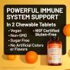 NatureWise Extra Strength Vitamin C Chewable 1000mg for Adults – Natural Orange Flavor – Immune System & Antioxidant Support – Non-GMO, Vegan & Sugar Free – 90 Chewable Tablets[45-Day Supply](Orange)