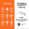 NatureWise Extra Strength Vitamin C Chewable 1000mg for Adults – Natural Orange Flavor – Immune System & Antioxidant Support – Non-GMO, Vegan & Sugar Free – 90 Chewable Tablets[45-Day Supply](Orange)