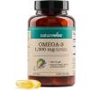 NatureWise Ultra Omega 3 Fish Oil 2200 mg – 1300 mg Omega-3 – Triglyceride Form – Lemon Flavor – Wild-Caught Fish Oil + EPA & DHA – Burpless, Non-GMO – 60 Softgels[1-Month Supply](60 Count (Pack of 1))