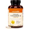 NatureWise Vitamin E 1000 IU Softgels (450mg dL-Alpha) – Vegan, Gluten-Free, Soy-Free, Non-GMO Antioxidant Dietary Supplement for Skin, Heart, Eye, and Immune Health Support – 60-Day Supply, 120 Count
