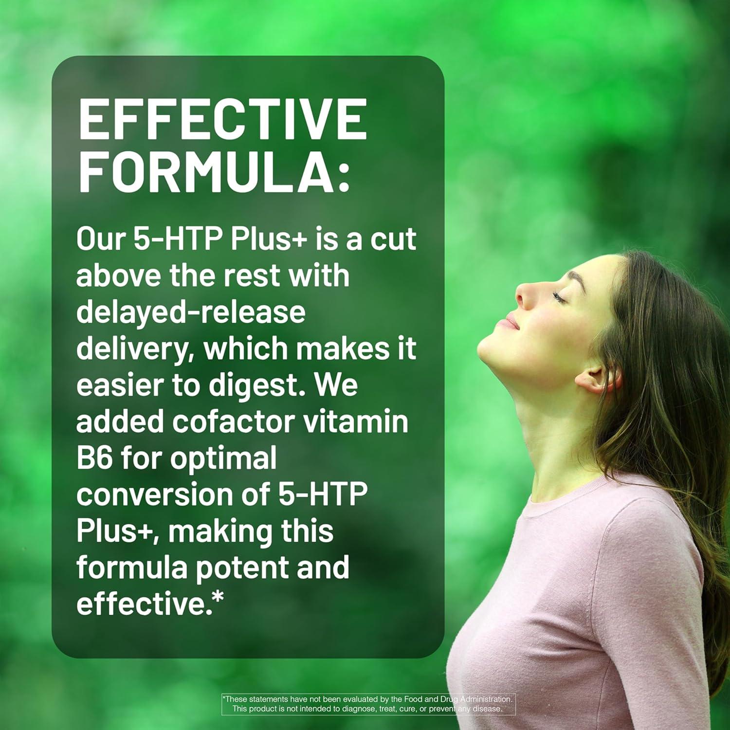 image:imageNatureWise 5HTP 200mg Supplement from Griffonia Seeds with Cofactor Vitamin B6 Mood Support and Natural Sleep Aid for Adults DelayedRelease Vegan 30 Count1Month Supply200MG