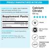 NatureWise Calcium Citrate 500mg Capsules – Supplement for Bone Health – Easy to Digest & Absorb – Vegan, Non-GMO, Gluten-Free – 90 Count[30-Day Supply](Unflavored)