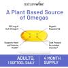 NatureWise Flaxseed Oil 1400 mg, Fish Free, High Potency Omega 3 with 812 mg ALA, Dietary Supplement for Heart Health Support – Organic, Cold Pressed, Non-GMO – 120 Softgels[120-Day Supply]