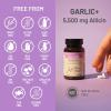 NatureWise Garlic Extract 5,500 mcg Allicin Supplement – Healthy Cholesterol & Blood Pressure Formula + Vitamins B & C – Vegan Tablets w/Enteric Coating, Non-GMO, Gluten-Free, 60 Count [30-Day Supply]
