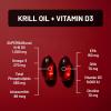 NatureWise Krill Oil 1,000 mg + Vitamin D3 6,000 IU – SUPERBAboost Concentrated Antarctic Krill Oil – Omega-3 EPA & DHA, Phospholipids & Astaxanthin – Non-GMO – 60 Softgels[30 Day Supply]