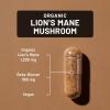 NatureWise Lions Mane Mushroom Supplement – Organic Lions Mane Mushroom Extract 1200mg – 360mg Beta Glucans – Cognition & Brain Support – Vegan, Non-GMO, USA Manufactured – 120 Capsules[60 Day Supply]