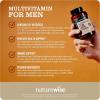 NatureWise Multivitamin for Men – Daily Male Support – Minerals & Herbs for Energy, Performance, Immunity – with Vitamin A, C, D, B-Complex – Soy & Gluten-Free, Non-GMO – 60 Capsules[1-Month Supply](Unflavored)