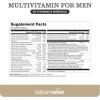 NatureWise Multivitamin for Men – Daily Male Support – Minerals & Herbs for Energy, Performance, Immunity – with Vitamin A, C, D, B-Complex – Soy & Gluten-Free, Non-GMO – 60 Capsules[1-Month Supply](Unflavored)