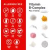 NatureWise Super Vitamin B Complex for Women and Men – with Vitamin C, Folic Acid Biotin B1 B2 B3 B6 B12 – Support Cellular Energy & Mental Clarity – Vegan, Gluten & Dairy Free, Non-GMO – 60 Tablets