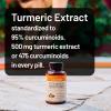 NatureWise Turmeric Curcumin 500mg with Black Pepper Softgels – Extra Strength, Enhanced Absorption – 95% Curcuminoids & BioPerine for Immune Support – Gluten-Free, Non-GMO – 30 Count[1-Month Supply](90 Count (Pack of 1))