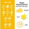 NatureWise Vegan Vitamin D3 + K2 – Natural D3 5000IU + Natural Vitamin K2 100mcg – Bone Support – High Absorption with Organic Cold-Pressed Olive Oil – Non-GMO(60 Count (Pack of 1))
