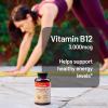 NatureWise Vitamin B12 3000 mcg – Extra Strength – Supplement for Supporting Energy Levels, Mental Clarity, Nervous System Health – Easy-to-Swallow, Soy and Gluten-Free, Non-GMO – 60 Softgels