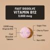 NatureWise Vitamin B12 3000 mcg Sublingual Tablets – Fast Dissolve B12 for Energy & Metabolism Support – Cherry Flavor – Vegan, Non-GMO, Gluten Free, USA Manufactured – [50 Tablets – 50-Day Supply]