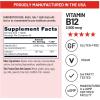 NatureWise Vitamin B12 Extra Strength 2500mcg – B12 Supplement for Energy + Mental Clarity & Nervous System Support – Easy-to-Swallow, Vegan & Non-GMO – USA Manufactured – 60 Tablets[60-Day Supply]