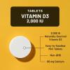 NatureWise Vitamin D3 2000IU Tablets – Naturally Sourced Vitamin D Supplement for Bone & Immune System Support – Easy-to-Swallow Mini Tablets – Non-GMO, USA Manufactured – 220 Tablets[220 Day Supply]