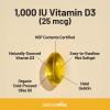 NatureWise Vitamin D3 2000iu (50 mcg) 30-Day Supply for Immune Support, Healthy Muscle Function, and Bone Health – Non-GMO, Gluten Free in Organic Extra Virgin Olive Oil, (Mini Softgel), 30 Count(1000IU)