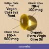 NatureWise Vitamin K2 600mcg Supplement with MK-7 100mcg & MK-4 500mcg – Enhanced Bioavailable Formula – K Complex for Bone and Heart Health – Vegan, Gluten Free, Non-GMO -90 Softgels[3-Month Supply](360 Count (Pack of 1))