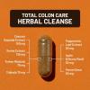 Naturewise Total Colon Care Herbal Cleanse – With Prebiotics, Botanicals, & Antioxidants – for Regular Bowel Movement, Digestion, Gut Health – Vegan, Gluten-Free, Non-GMO – 60 Capsules[2-Month Supply]