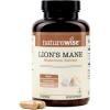 NatureWise Lions Mane Mushroom Supplement – Organic Lions Mane Mushroom Extract 1200mg – 360mg Beta Glucans – Cognition & Brain Support – Vegan, Non-GMO, USA Manufactured – 120 Capsules[60 Day Supply]