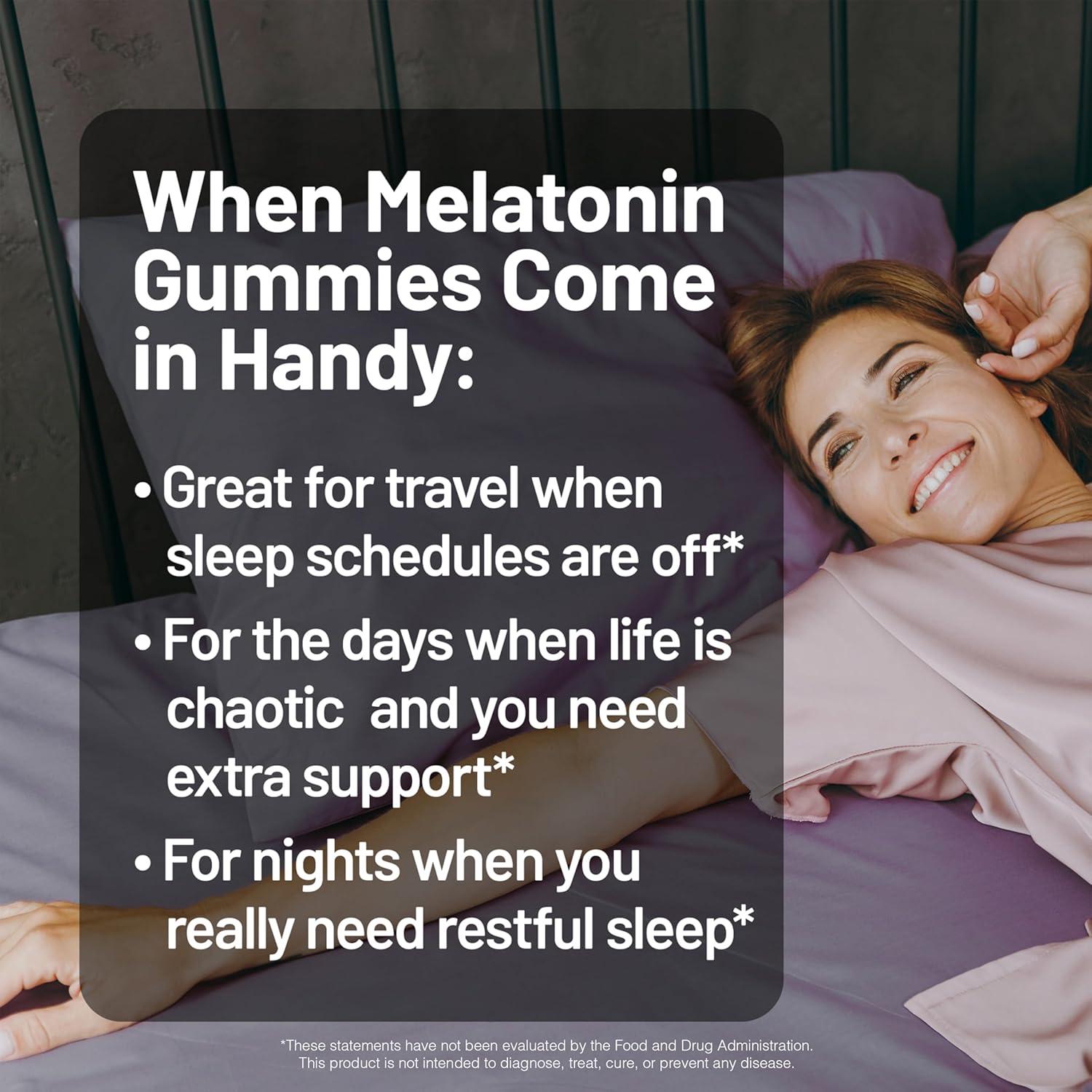 image:imageNatureWise Melatonin Gummies 5mg NonHabit Forming Sleep Support Supplement with Ashwagandha Valerian Root BlackBerryLemon Flavor Vegan Gluten Free NonGMO 60 Count30Day Supply