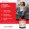 NatureWise 1000mg Omega 3 600mg EPA 400mg DHA with Vitamin E 180ct & Vitamin B Complex for Women and Men 150 Softgels[5-Month Supply]