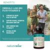 NatureWise 1000mg Omega 3 600mg EPA 400mg DHA with Vitamin E 180ct & Vitamin B Complex for Women and Men 150 Softgels[5-Month Supply]