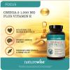 NatureWise 1000mg Omega 3 600mg EPA 400mg DHA with Vitamin E 180ct & Vitamin B Complex for Women and Men 150 Softgels[5-Month Supply]